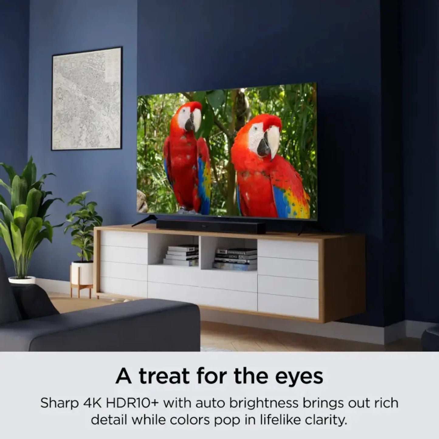 Hisense 43" Class 4K Ultra HD (2160P) HDR Roku Smart LED TV (43R6E4)Refurbished. TechElect