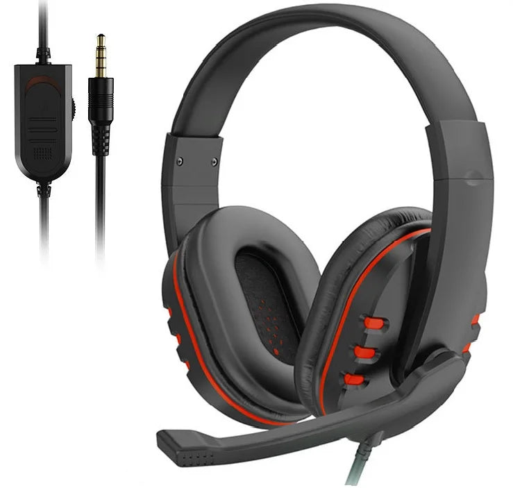 3.5mm Wired Gaming Headphones Game Headset Noise Cancelling Earphone with Microphone Volume Control for PS4 Play Station 4 PC - TechElect