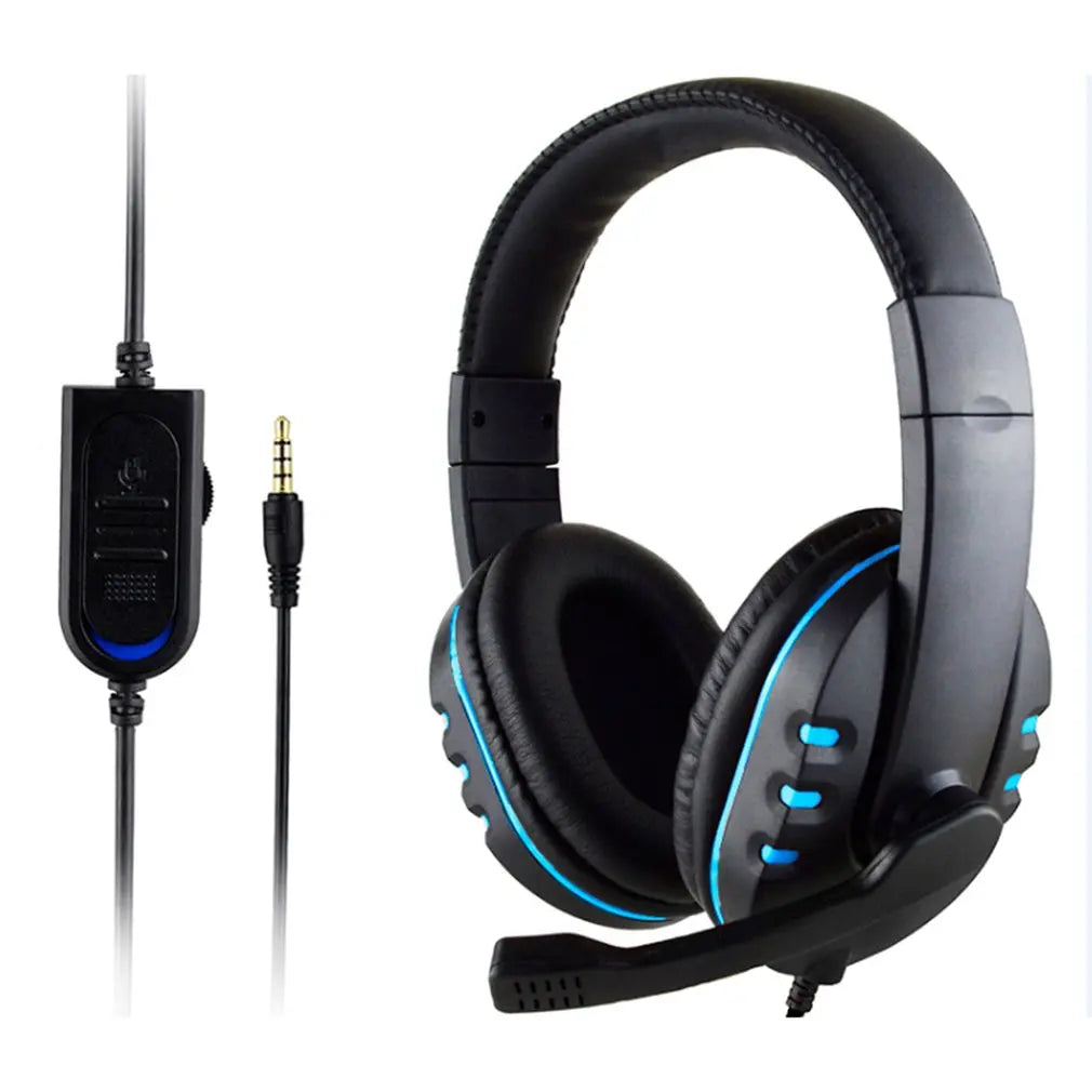 3.5mm Wired Gaming Headphones Game Headset Noise Cancelling Earphone with Microphone Volume Control for PS4 Play Station 4 PC - TechElect