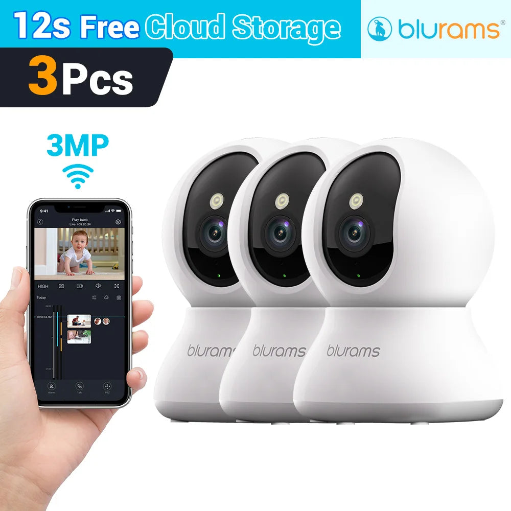 Blurams Baby Monitor Camera 2K HD Home Security Camera with Motion Detection and Two-Way Audio, Easy Setup, Clear Day & Night TechElect