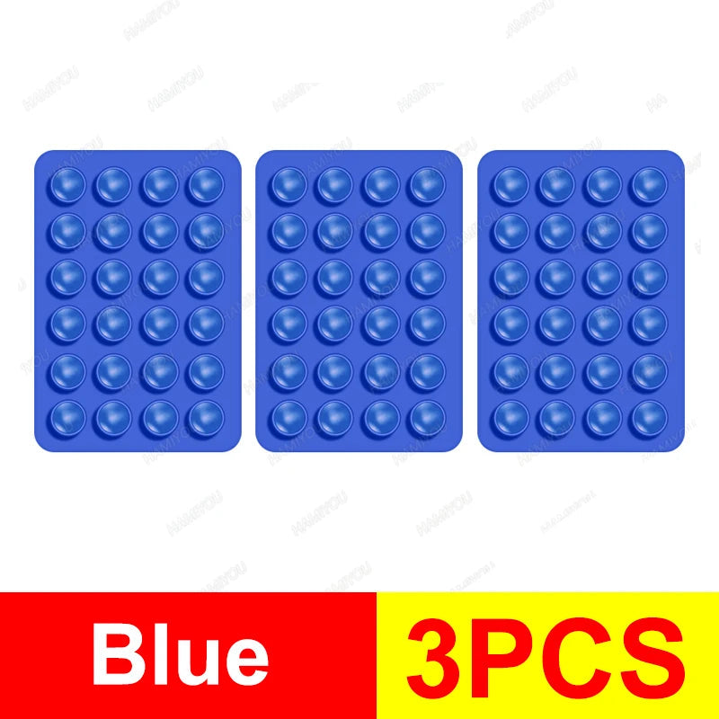 5-1Pack Strong Grip Holder Adhesive Silicone Suction Phone Case Mount Anti-Slip Hands-Free Sticky Cell Phone Grip Stands Techelectronicx