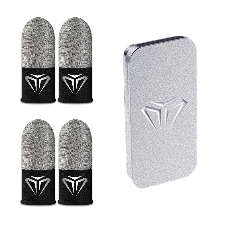 1 Pair Gamer Sleeve Sweatproof Dedales Gamer Finger Cover Touch Screen Fingertips Sleeve For PUBG Mobile Games Game Accessories Techelectronicx
