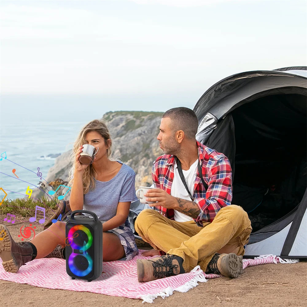 1000W Party Portable Speakers Bluetooth Wireless Boombox Sound Large Speaker Dual 3 inche Subwoofer for Outdoor Dancing Famliy Techelectronicx