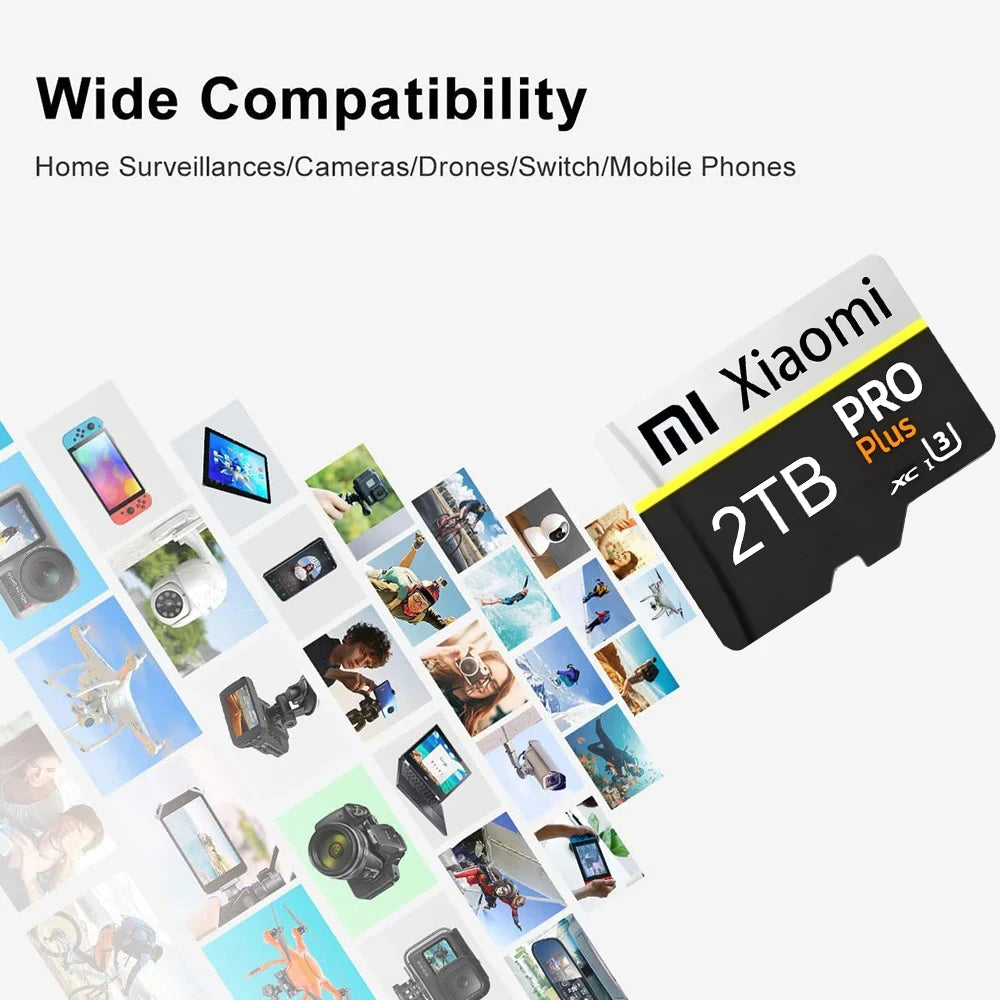 Mijia Xiaomi Original Memory Card 1TB 2TB High Speed Micro TF SD Card 128GB 512GB For Nintendo Switch Tablet Drone Mortal Kombat Techelectronicx