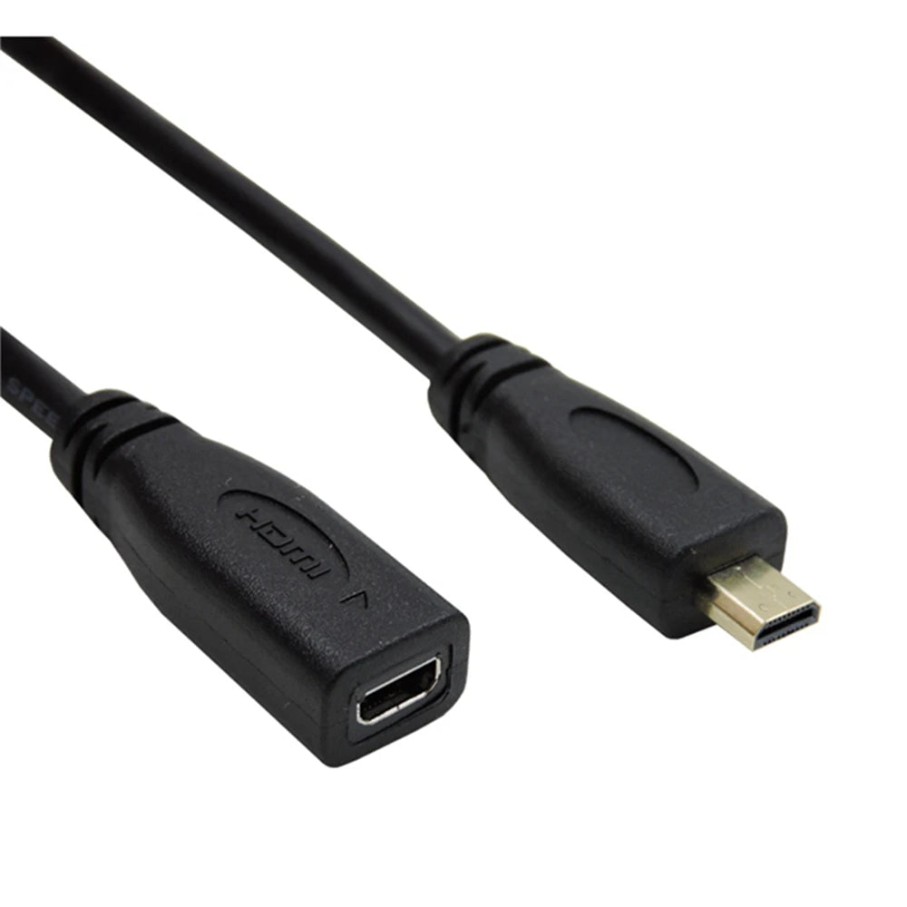 0.3M HD Video Micro HDMI Male Female Extended Line HDMI Moto Mobile Dock Station Techelectronicx