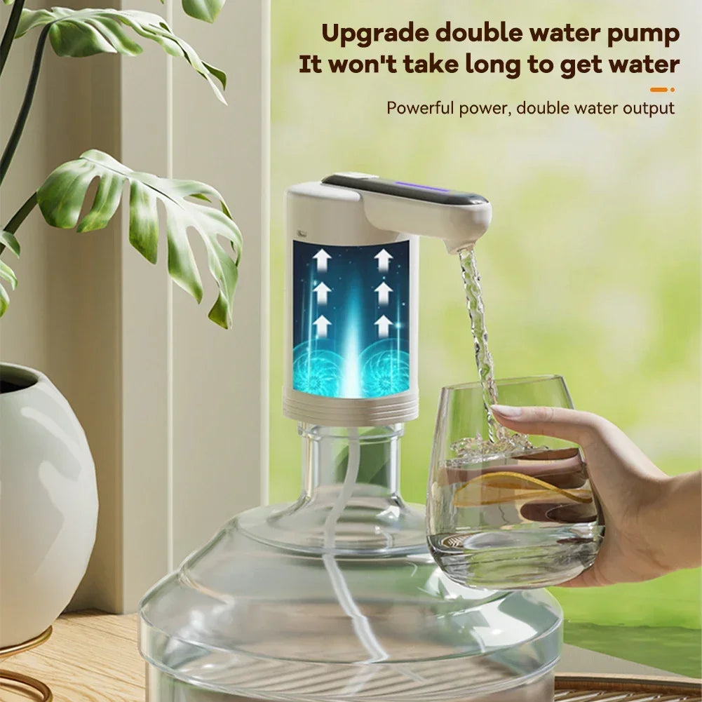 Powerful Automatic Water Dispenser Portable Water Gallon Bottle Switch Pump Usb Charging for Home Kitchen Office Appliances TechElect