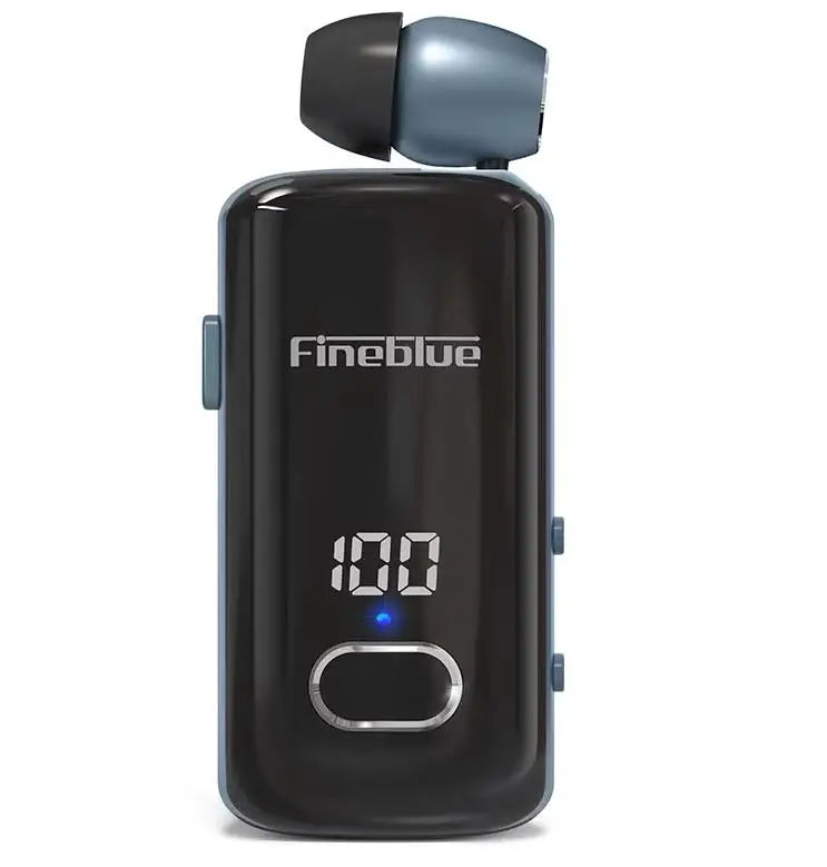 Fineblue-Auriculares Inalámbricos F580, Dispositivo De Audio Con Clip, Lotus, Bluetooth 5,3, Micrófono, Pantalla De Alimentaci TechElect