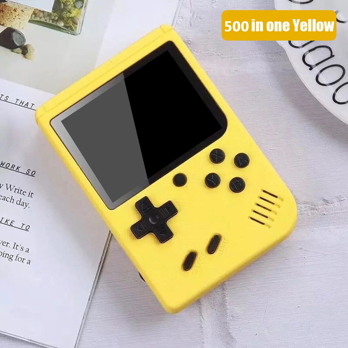 Retro Portable Mini Handheld Video Game Console 8 Bit 3.0 Inch Color LCD Kids Color Game Player Built in 500 Games Techelectronicx