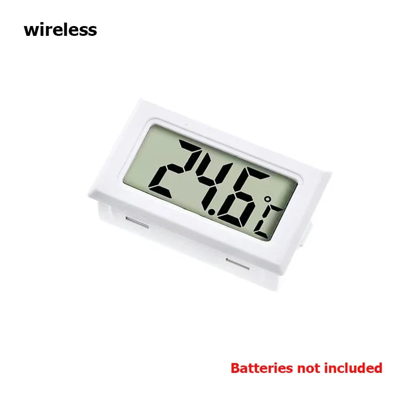 Mini Digital LCD Indoor Convenient Temperature Sensor Humidity Meter Thermometer Hygrometer Gauge Instruments Cable Measurement Techelectronicx