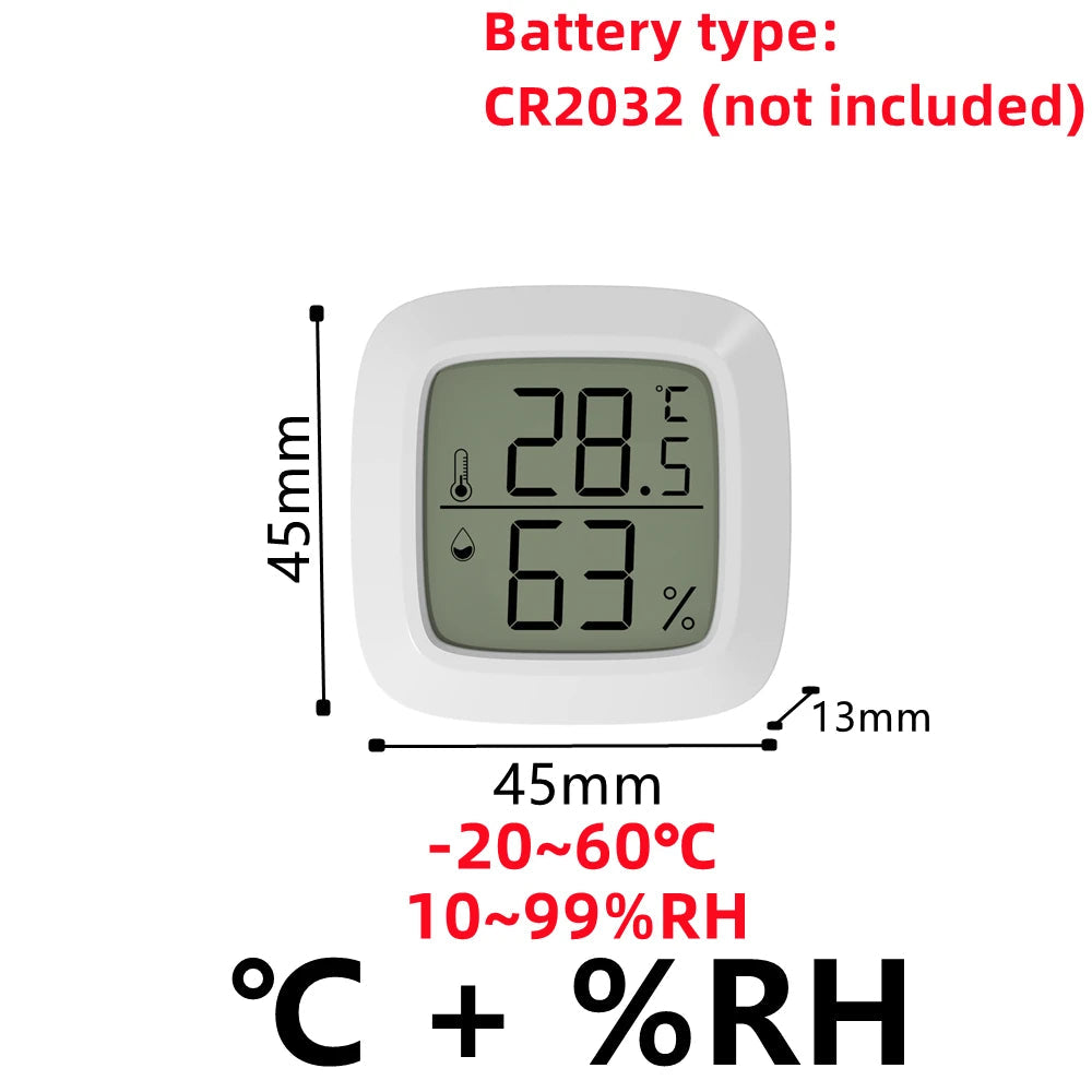 Mini LCD Digital Thermometer Hygrometer Indoor Room Temperature Humidity Meter Sensor Gauge Weather Station Techelectronicx
