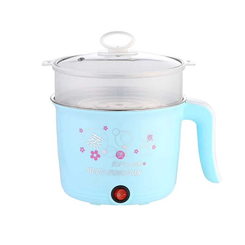 Multifunction Electric Cooker Hot Pot 1-2 People Heating Pan Multi Ramen Pot Machine Mini Rice Cook Kitchen Appliance Korea 220V TechElect