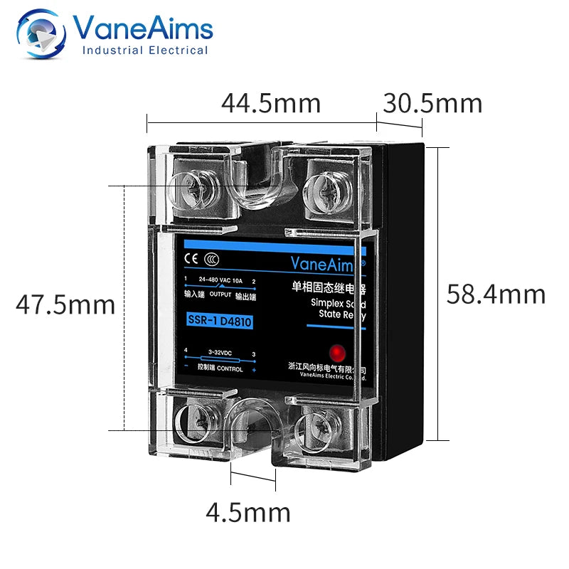 REX C100 Digital PID Temperature Controller REX-C100 thermostat 0-400℃ K Type Input 40DA SSR Relay 0-40A Heatsink VaneAims Techelectronicx