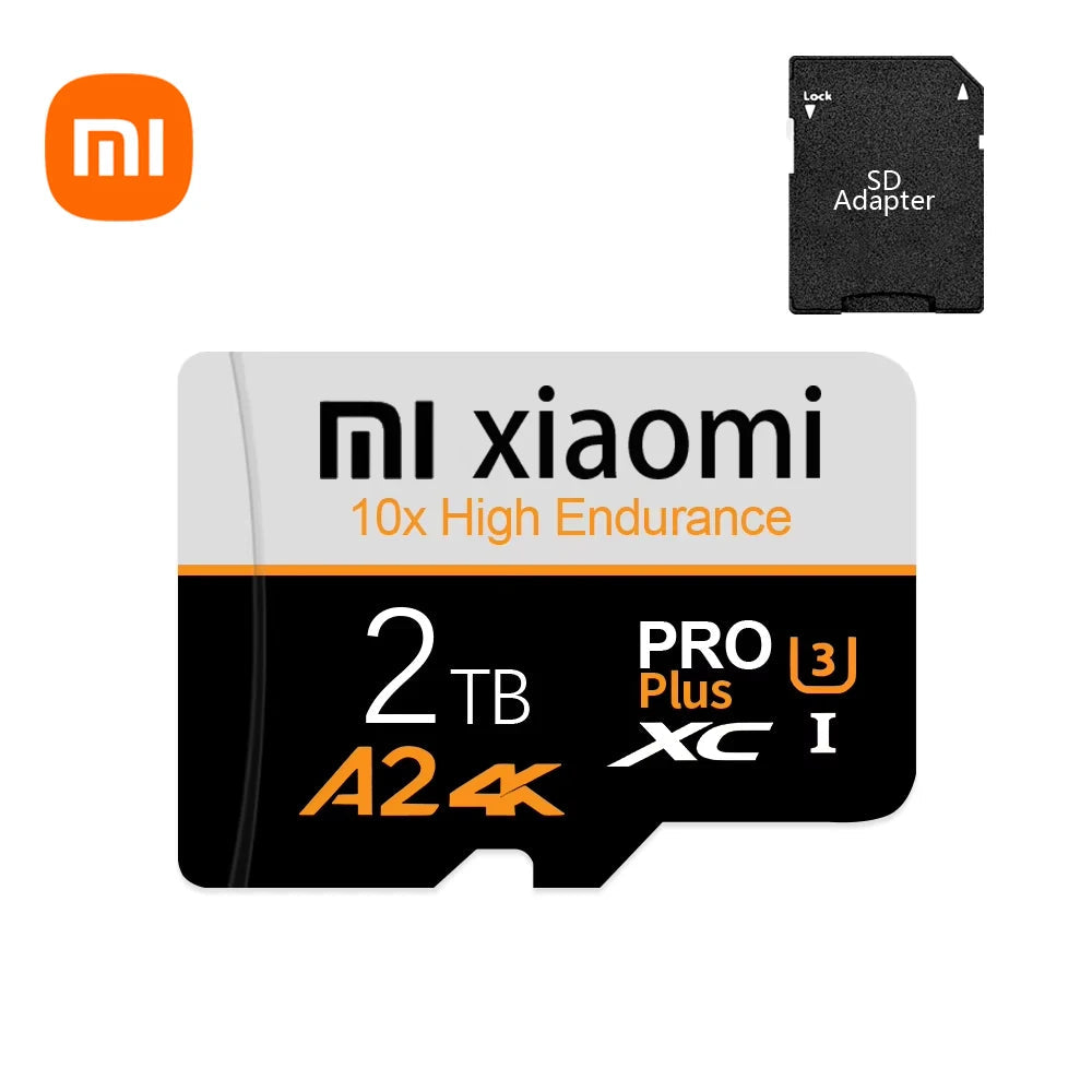 Xiaomi 2TB 1TB Micro Memory Card Class10 A2 Micro TF SD Card 128GB 512GB Cartao De Memoria SD Card For Camera Nintendo Switch PC Techelectronicx