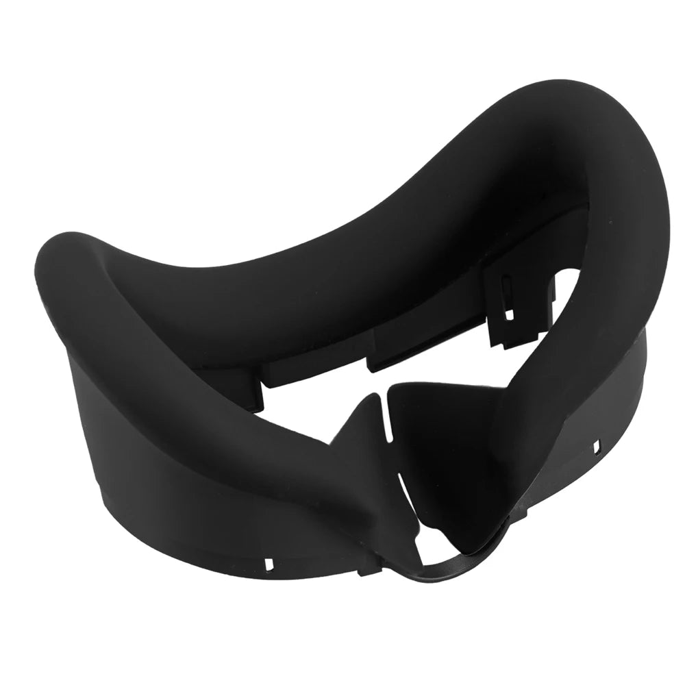 Silicone VR Face Mask For Meta Quest 3 Facial Interface Sweatproof Mask Face Cushion Lightproof Mask Face Cover VR Accessories - TechElect