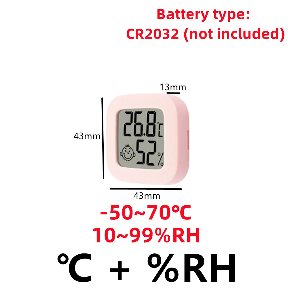 Mini LCD Digital Thermometer Hygrometer Indoor Room Temperature Humidity Meter Sensor Gauge Weather Station Techelectronicx