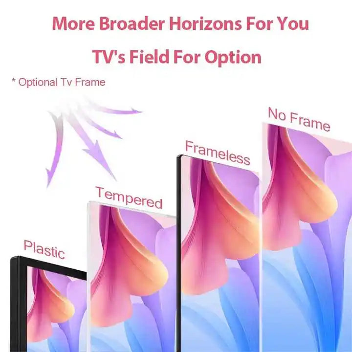 Wholesale Price 4K Android Smart TV 50 55 65 75 85 Inch Custom Logo OEM Unbreakable LED TV HD Definition TechElect