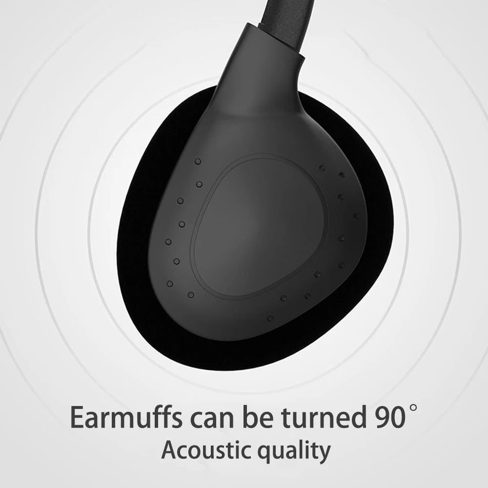 Comfortable Wearing Noise Reduction ABS Portable Headphone Wired Headset Earbud Stereo 3.5mm Clear Gaming for Gamer - TechElect