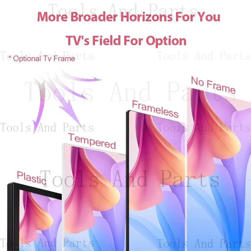 Normal 24 Flat Screen Led Tv Accept Custom Android Tv Television Tv 32 40 43 50 55 65 75 85 Inch 4K Techelectronicx