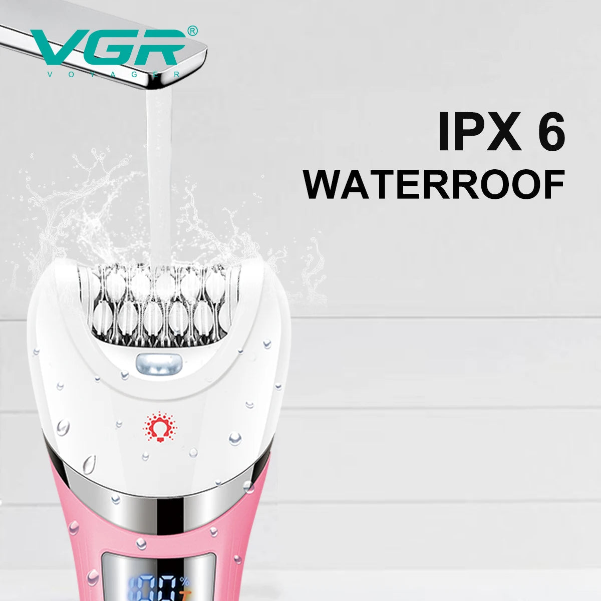 VGR Hair Trimmer Electric Epilator Hair Removal Personal Care Appliances Body Trimmer 5 IN 1 Waterproof Hair Remover Women V-759 Techelectronicx