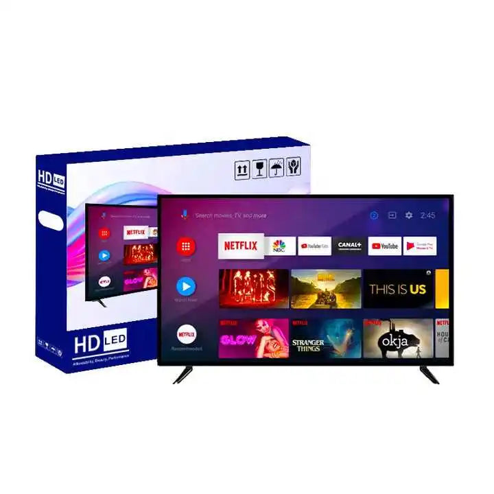 Wholesale Price 4K Android Smart TV 50 55 65 75 85 Inch Custom Logo OEM Unbreakable LED TV HD Definition TechElect
