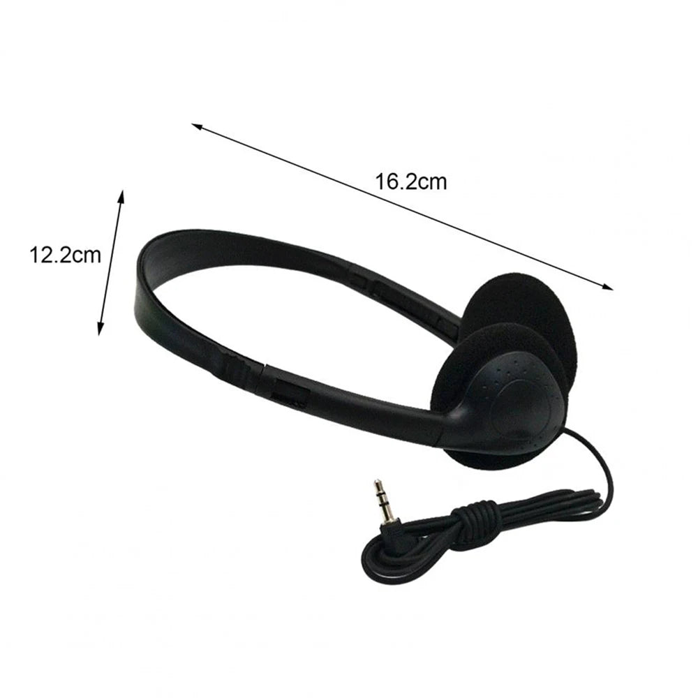 Comfortable Wearing Noise Reduction ABS Portable Headphone Wired Headset Earbud Stereo 3.5mm Clear Gaming for Gamer - TechElect