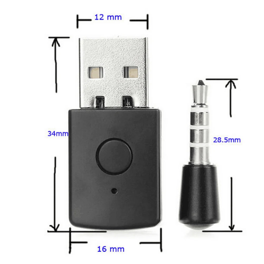 USB Bluetooth-compatible4.0 Wireless Audio Adapter Dongles Earphone Receiver Transmitter for PS4 for PS5 Controller TechElect