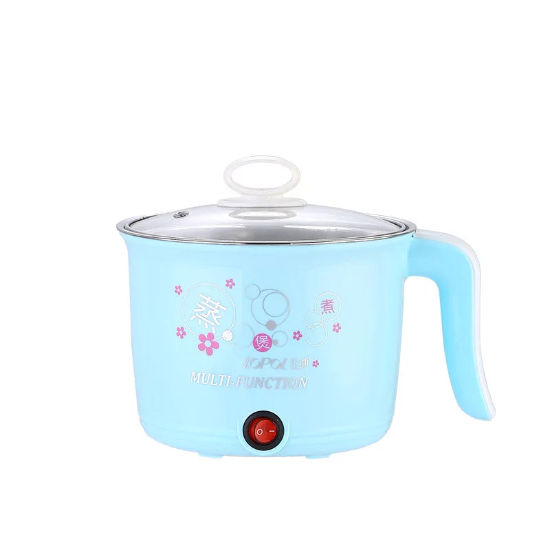 Multifunction Electric Cooker Hot Pot 1-2 People Heating Pan Multi Ramen Pot Machine Mini Rice Cook Kitchen Appliance Korea 220V TechElect