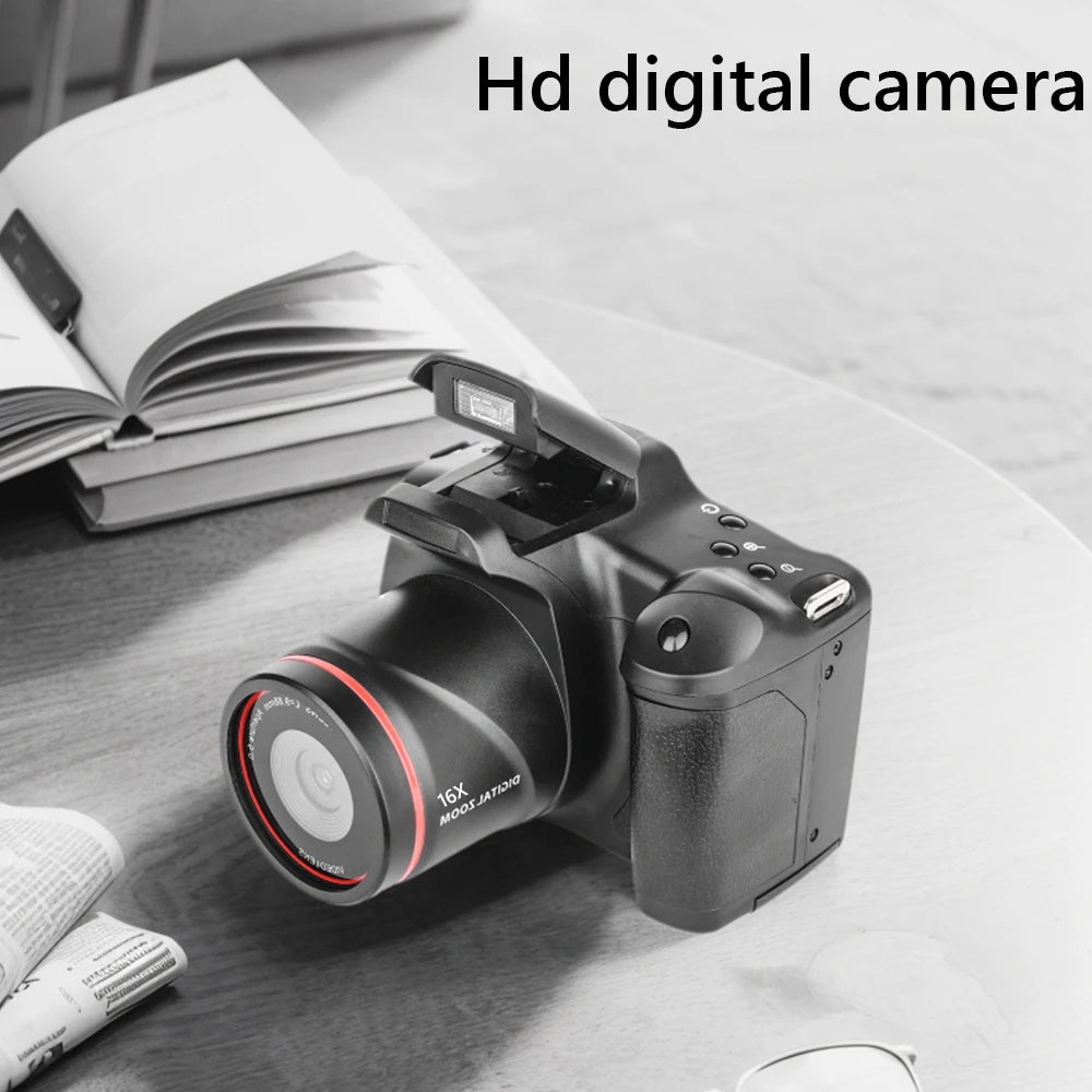 1080P 16MP Digital Camera 16X Zoom Camcorder with 2.4 Inch LCD Screen Video Recorder for Photography and Video - TechElect
