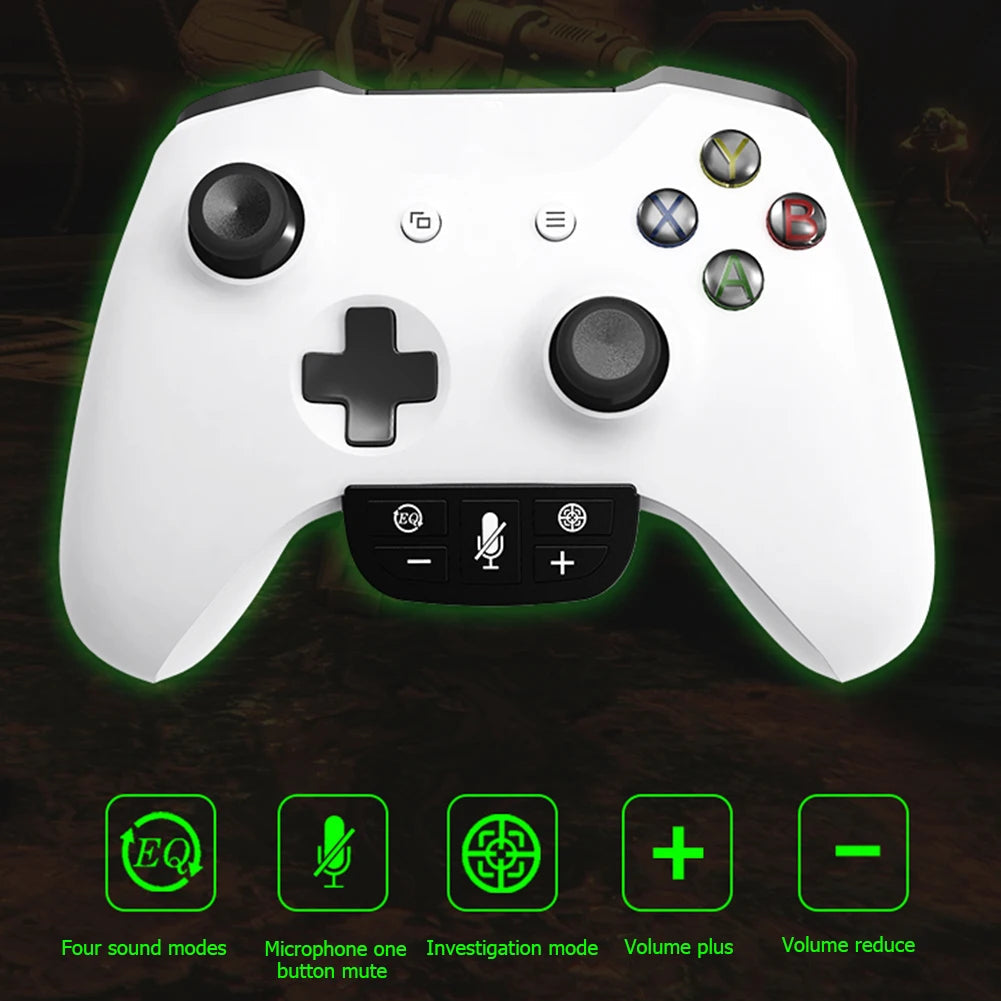 Wireless Controller Stereo Headset Adapter for Xbox One S/X/XSX/XSS/ELITE/ELITE2 Game Playing Accessories Techelectronicx