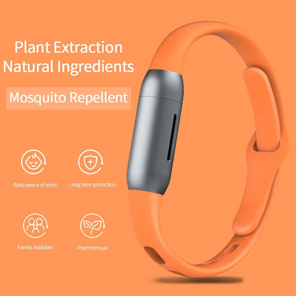 Essential Oil Mosquitoes Repeller Bracelet Anti Mosquitoes Bite Wristband Kids Prevent Mosquitoes Wrist Watch For Indoor Outdoor - TechElect