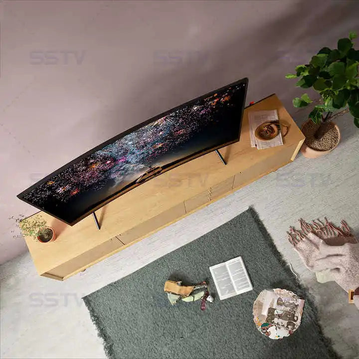 Hot Selling Television Set 55 Inch Full Screen UHD 4K LED Tv 65 Inch Curved Smart Tv Techelectronicx
