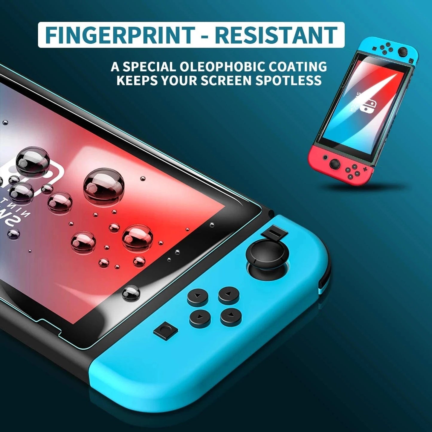 1/2/3PCS Tempered Glass for Nintendo Switch OLED 3 Pieces Screen Protector Film for Nintendo Switch Switch Lite Protective Glass Techelectronicx