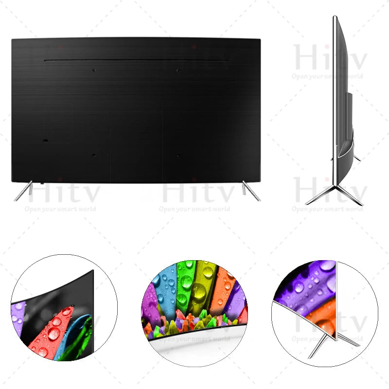 65inch Curved Smart TV 4K Big Screen Ultra HD LED TV Smart Television 65 Inch TV TechElect