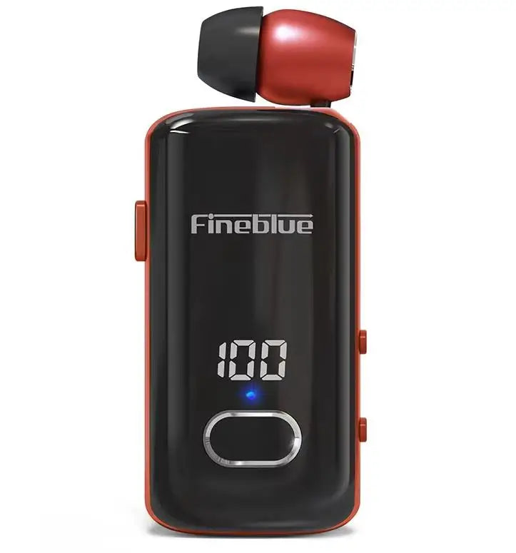 Fineblue-Auriculares Inalámbricos F580, Dispositivo De Audio Con Clip, Lotus, Bluetooth 5,3, Micrófono, Pantalla De Alimentaci TechElect