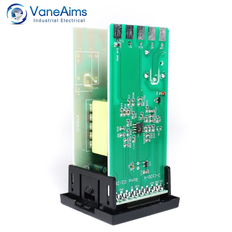 REX C100 Digital PID Temperature Controller REX-C100 thermostat 0-400℃ K Type Input 40DA SSR Relay 0-40A Heatsink VaneAims Techelectronicx