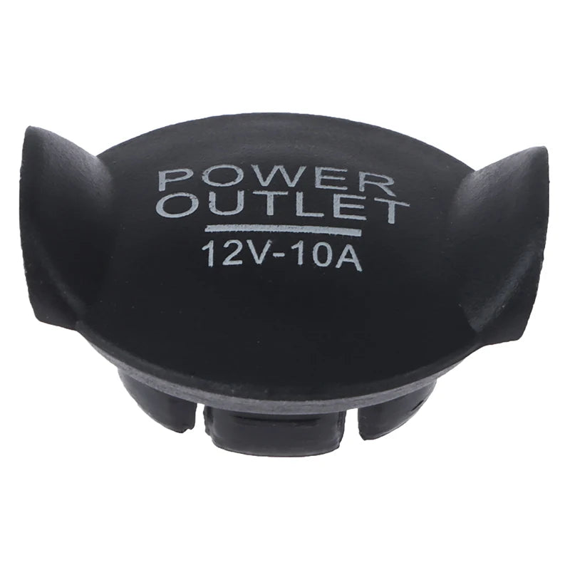 Waterproof Car Cigarette Lighter Outlet Cover 12V Power Socket Plug Universal Button Accessories Weatherproof Techelectronicx