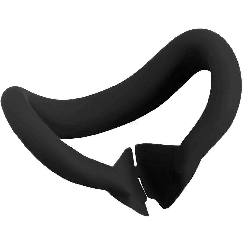 Silicone VR Face Mask For Meta Quest 3 Facial Interface Sweatproof Mask Face Cushion Lightproof Mask Face Cover VR Accessories - TechElect