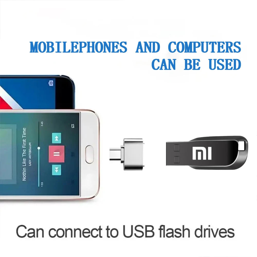 Xiaomi USB 3.2 Pen Drive 2TB Metal High Speed Flash Disk 512GB 256GB USB Memory Stick Pendrive 128GB For PC/Laptop/Ps4 Controler Techelectronicx