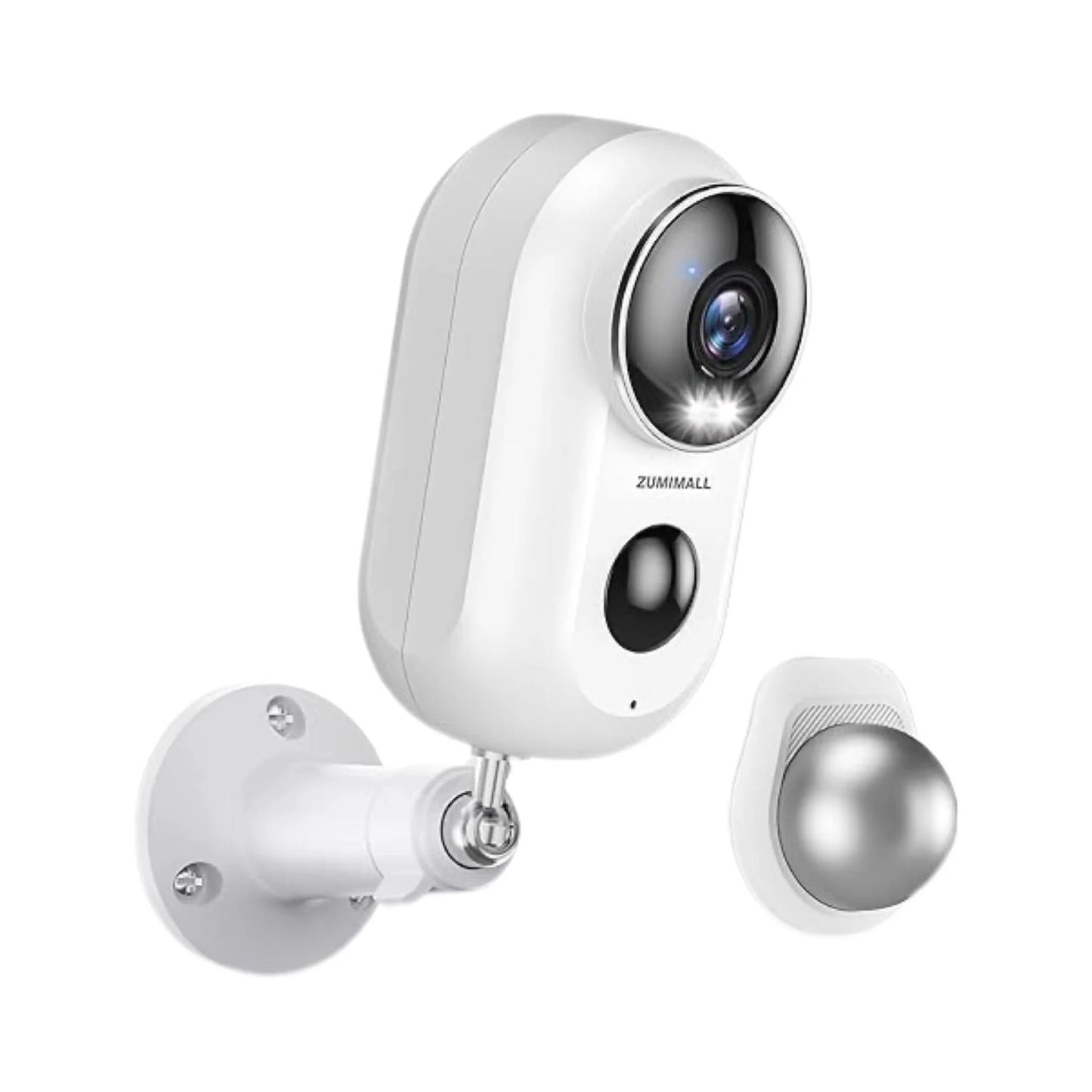 ZUMIMALL APP F5 Security Cameras Wireless Outdoor with Magnetic Mount, Battery Powered, 2.4G WiFi ,3MP Color Night Vision TechElect