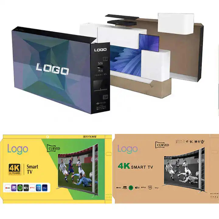 Hot Selling Television Set 55 Inch Full Screen UHD 4K LED Tv 65 Inch Curved Smart Tv Techelectronicx