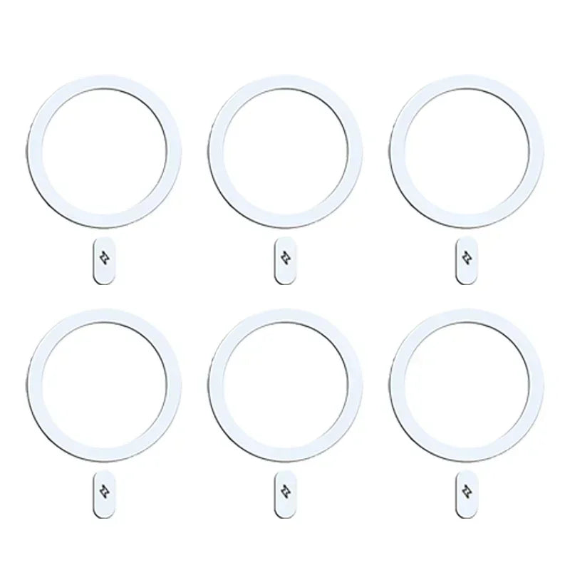 Magnetic Metal Plate Ring for Magsafe Wireless Charger Iron Sheet Sticker Magnet Cellphone Holder for IPhone 16 15 14 13 Pro Max Techelectronicx