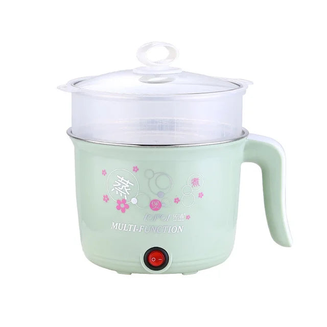 Multifunction Electric Cooker Hot Pot 1-2 People Heating Pan Multi Ramen Pot Machine Mini Rice Cook Kitchen Appliance Korea 220V TechElect