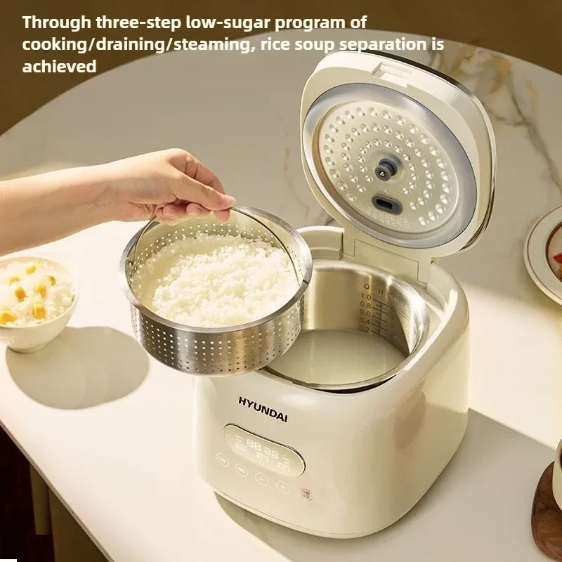 0 coated electric cooker Smart household rice cooker Low sugar rice soup separation Multifunctional stainless steel rice cooker Techelectronicx