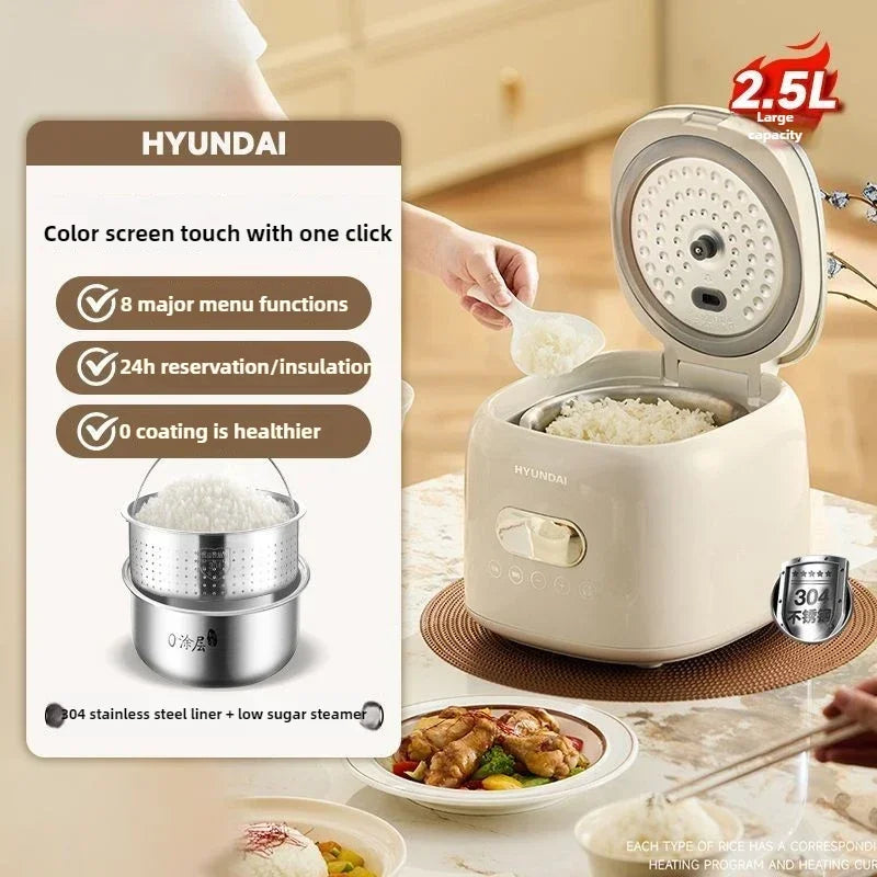 0 coated electric cooker Smart household rice cooker Low sugar rice soup separation Multifunctional stainless steel rice cooker Techelectronicx