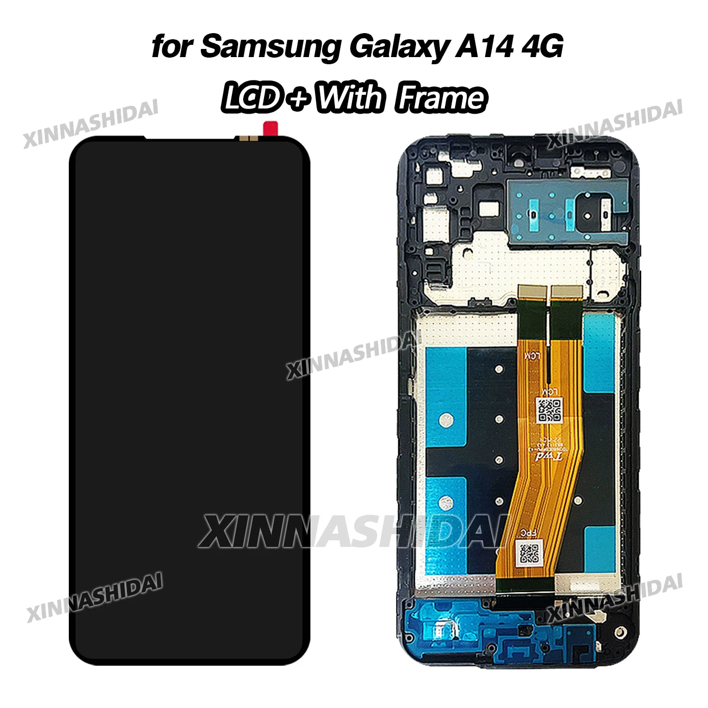 100% Tested Quality TFT LCD For Samsung A14 4G LCD Display Screen replacement Digitizer Assembly with Frame Techelectronicx