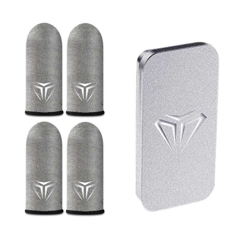 1 Pair Gamer Sleeve Sweatproof Dedales Gamer Finger Cover Touch Screen Fingertips Sleeve For PUBG Mobile Games Game Accessories Techelectronicx