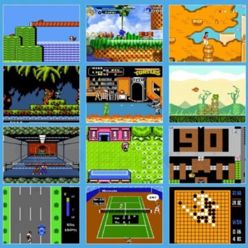 Retro Portable Mini Handheld Video Game Console 8 Bit 3.0 Inch Color LCD Kids Color Game Player Built in 500 Games Techelectronicx