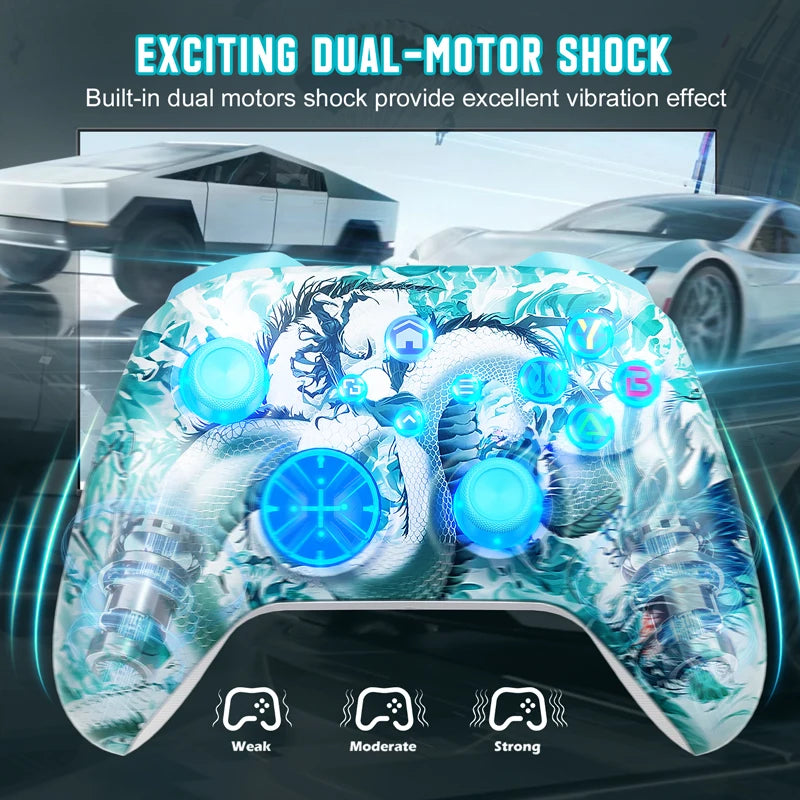 WIFI Control For XBOX One ,Series S/X Wireless Controller Dual Vibration Hall Effect 6-Axis Gyro FUNC RGB Gamepad Accessories Techelectronicx
