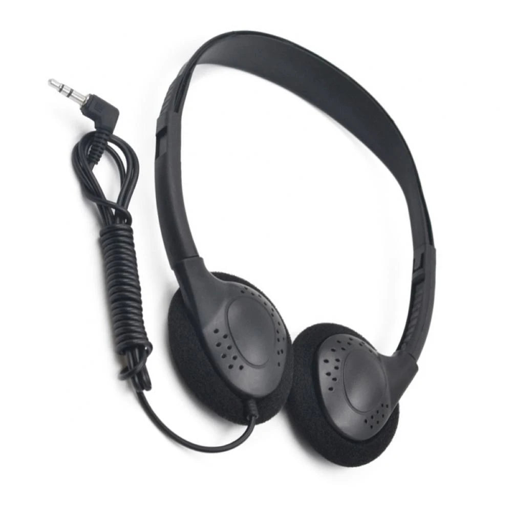 Comfortable Wearing Noise Reduction ABS Portable Headphone Wired Headset Earbud Stereo 3.5mm Clear Gaming for Gamer - TechElect