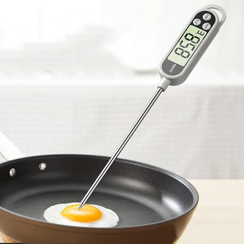 Food Meat Thermometer Probe Type Kitchen Digital Thermometer For Milk Cooking Food BBQ TP300 Electronic Temperature Gauge Tool Techelectronicx